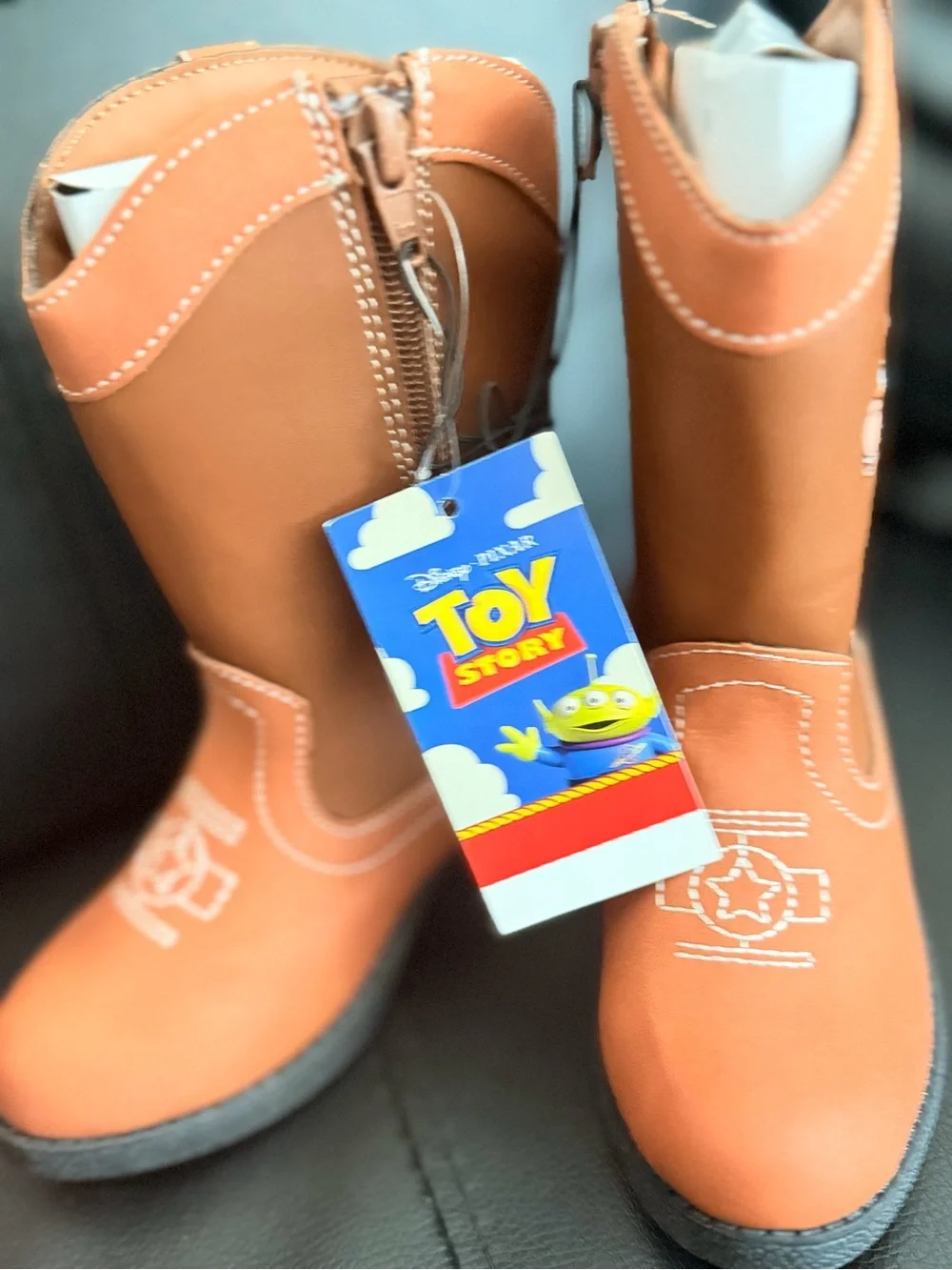Disney toy story Cowboy Kids Boots - Brown size 8